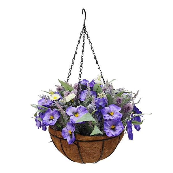 Pansies Hanging Basket 60cm Pansies Hanging Basket 60cm