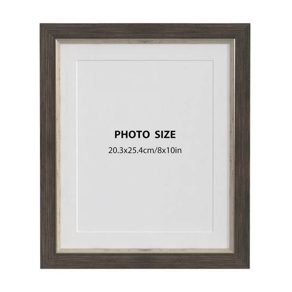 Grey Woodgrain Photo Frame 8x10 Grey Woodgrain Photo Frame 8x10
