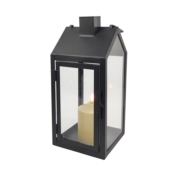 LED House Lantern Black 32cm LED House Lantern Black 32cm