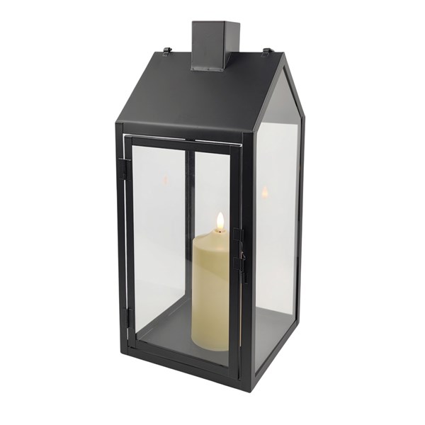 LED House Lantern Black 42cm LED House Lantern Black 42cm
