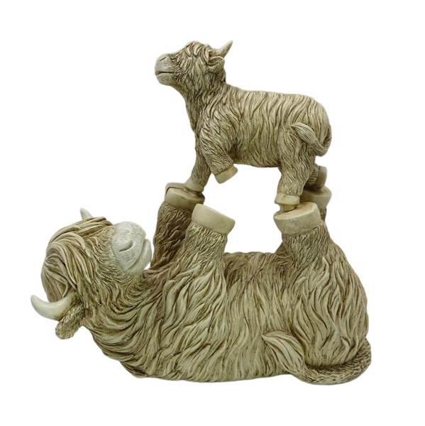 Mother & Son Highland Cow 27cm Mother & Son Highland Cow 27cm