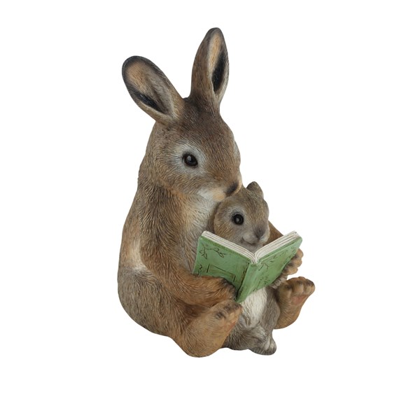 Rabbits Reading 19cm Rabbits Reading 19cm