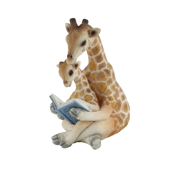 Giraffes Reading 19cm Giraffes Reading 19cm