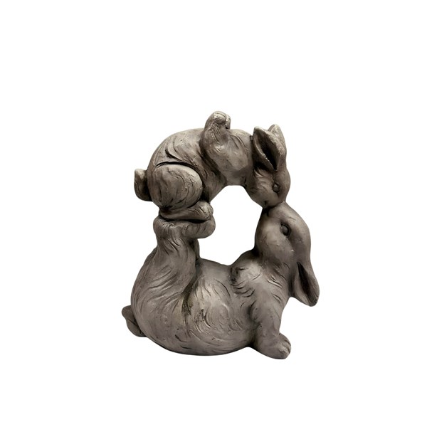 Stone Finish Rabbits 38cm Stone Finish Rabbits 38cm