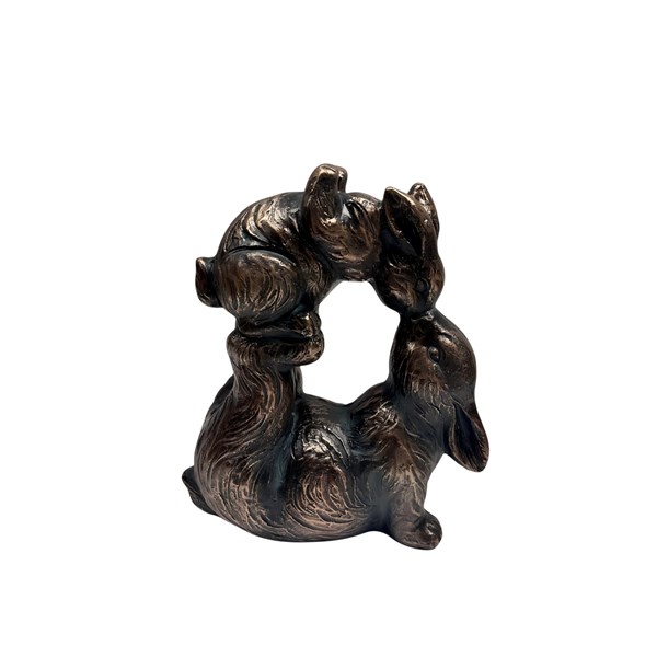 Bronze Finish Rabbits 38cm Bronze Finish Rabbits 38cm