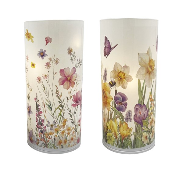 LED Flower Rotating Deco 21cm 2 Assorted LED Flower Rotating Deco 21cm 2 Assorted