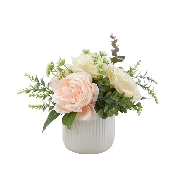 Blush Rose Arrangement 27cm Blush Rose Arrangement 27cm