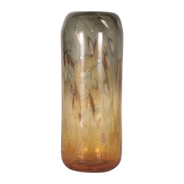 Amber Lustre Cylinder Vase 38cm Amber Lustre Cylinder Vase 38cm