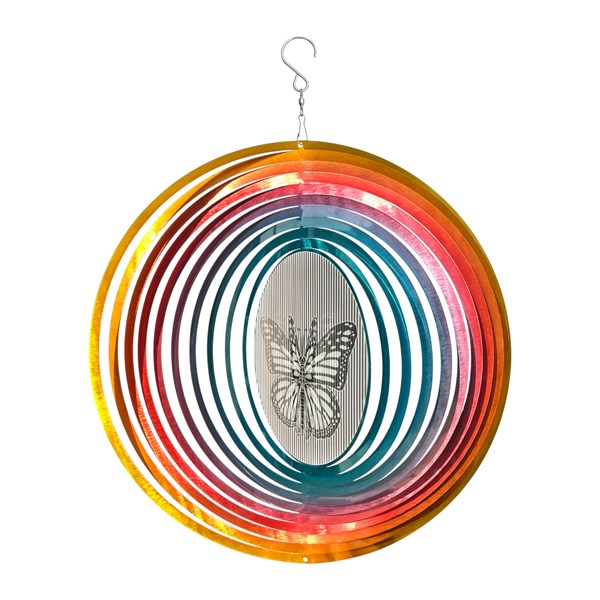 Animated BFly Wind Spnnr 30cm