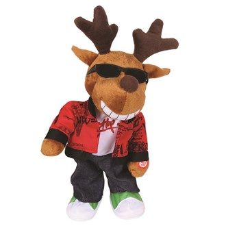 animated christmas dancing deer 33cm animated christmas dancing deer 33cm