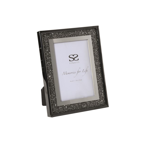 Black Beaded Surround Photo Frame 4x6in (10x15cm) Black Beaded Surround Photo Frame 4x6in (10x15cm)