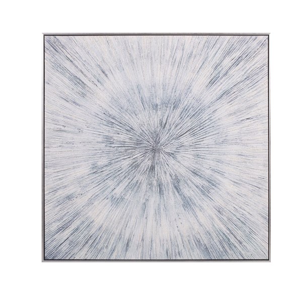 Blue Glitter Abstract Canvas 76x76cm Blue Glitter Abstract Canvas 76x76cm