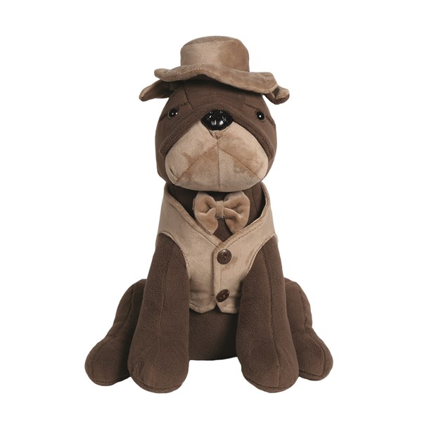 Bull Dog Door Stop Brown 36x21cm Bull Dog Door Stop Brown 36x21cm