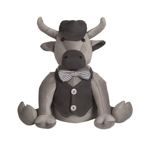 Bull Door Stop Grey 34x38cm Bull Door Stop Grey 34x38cm
