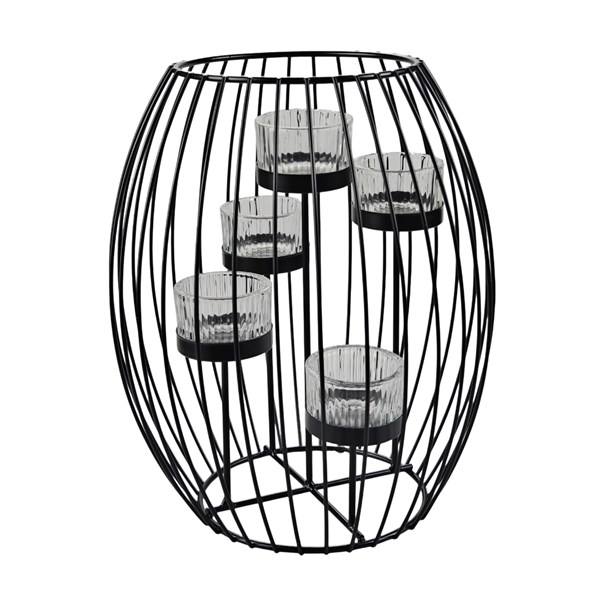 Cage Five Tealight Holder 21 x 25cm Cage Five Tealight Holder 21 x 25cm
