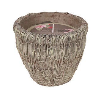 Ceramic Vase Wax Filled Candle 20cm