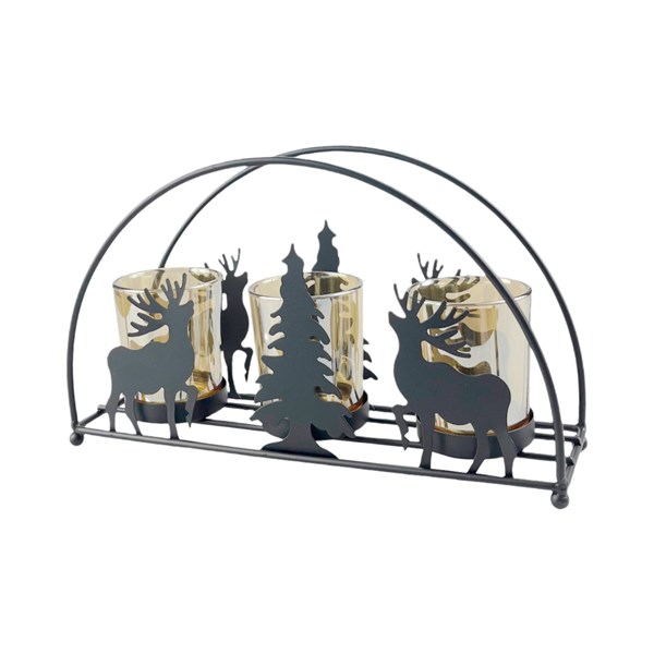 Christmas Arch Tealight Holder 24 x 14cm Christmas Arch Tealight Holder 24 x 14cm