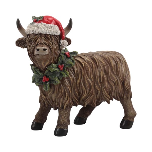 Christmas Highland Cow 19cm Christmas Highland Cow 19cm