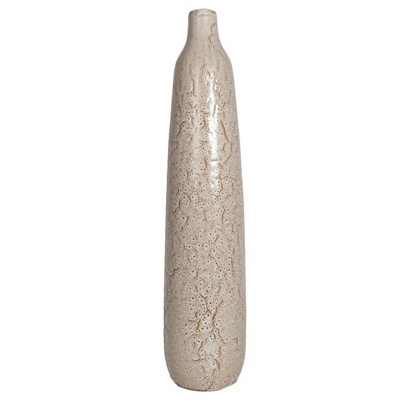 Cream Ceramic Skittle Vase 45cm Cream Ceramic Skittle Vase 45cm
