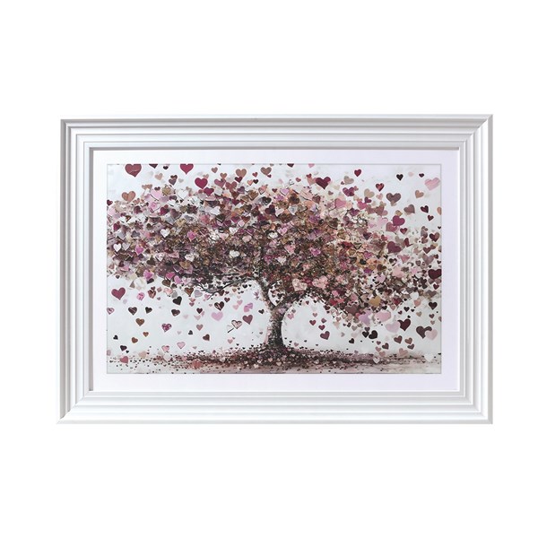 Crystal Art Heart Tree 75x105cm Crystal Art Heart Tree 75x105cm