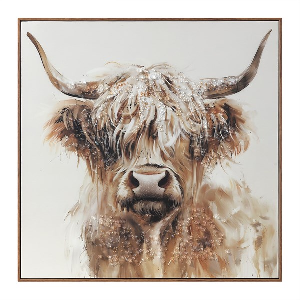 Crystal Art Highland Cow 60cm Crystal Art Highland Cow 60cm