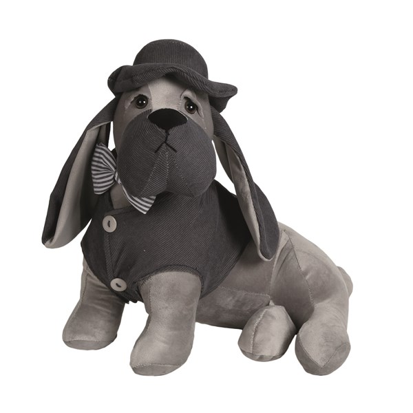 Dachshund Door Stop Grey 37x31cm Dachshund Door Stop Grey 37x31cm