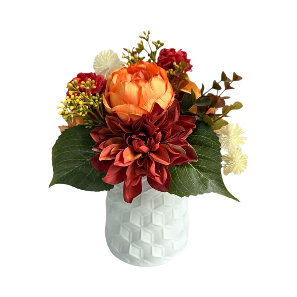 Dahlia Peony Arrangement 23cm Dahlia Peony Arrangement 23cm