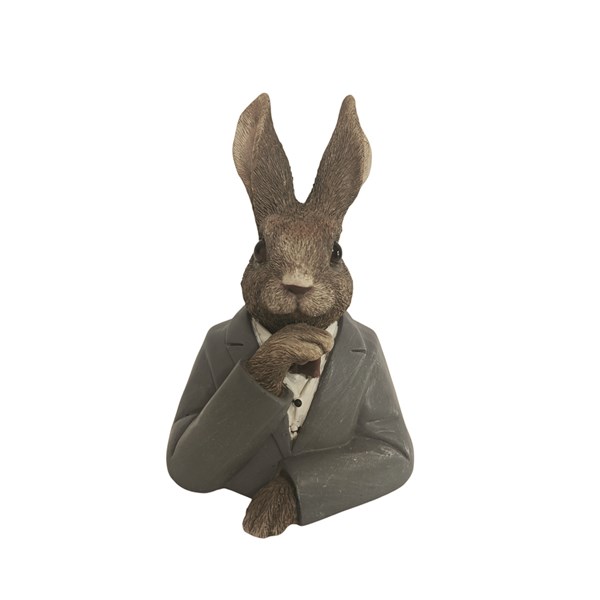Dapper Rabbit Wearing Suit 14cm Dapper Rabbit Wearing Suit 14cm