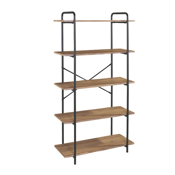 Dark Oak 5 Shelf Unit  80cm x 144cm Dark Oak 5 Shelf Unit  80cm x 144cm