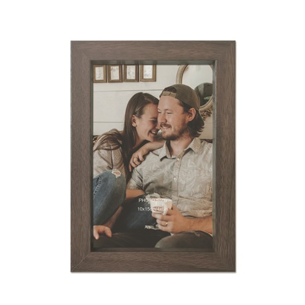 Dark Wood Photo Frame 4x6in Dark Wood Photo Frame 4x6in