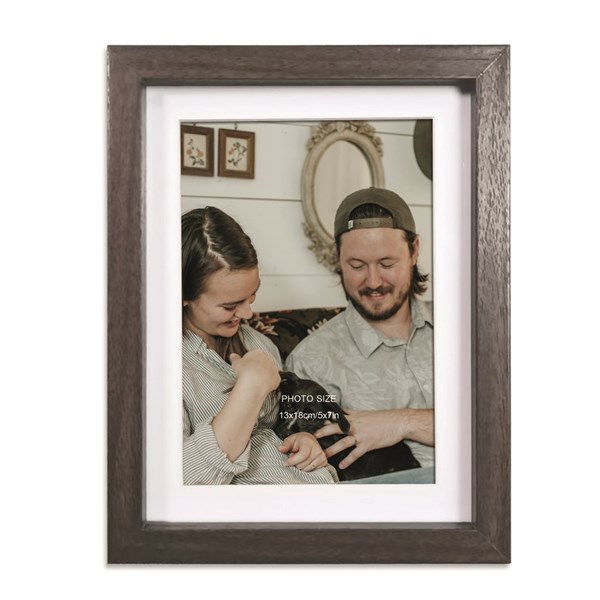 Dark Wood Photo Frame 5x7in Dark Wood Photo Frame 5x7in