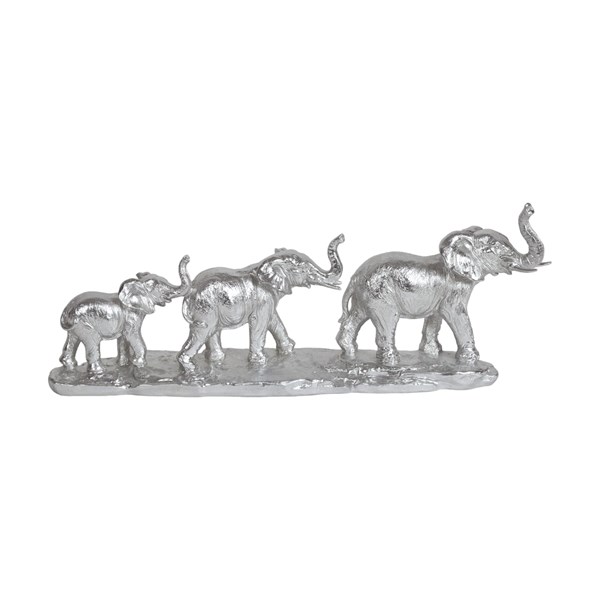 Elephant Family Silver 17cm Elephant Family Silver 17cm