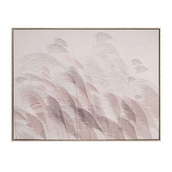 Embroidered Blue and Purple Leaf Canvas 60x80cm Embroidered Blue and Purple Leaf Canvas 60x80cm