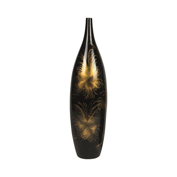 Firework Tall Narrow Neck Vase Gold 60cm Firework Tall Narrow Neck Vase Gold 60cm