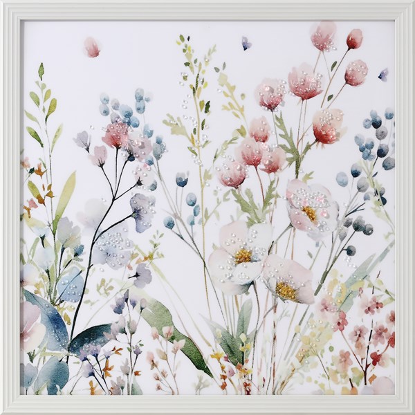 Floral Crystal Pict 50cm