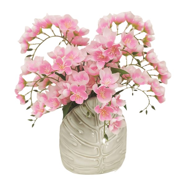 Floral Pink Pot 25x26cm Floral Pink Pot 25x26cm