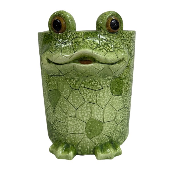 Frog Planter 19x17cm