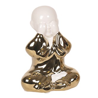 Gold Monk Figurine 15cm