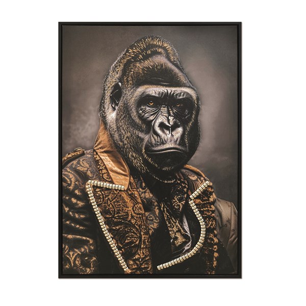 Gorilla Glitter Print 50x70cm Gorilla Glitter Print 50x70cm