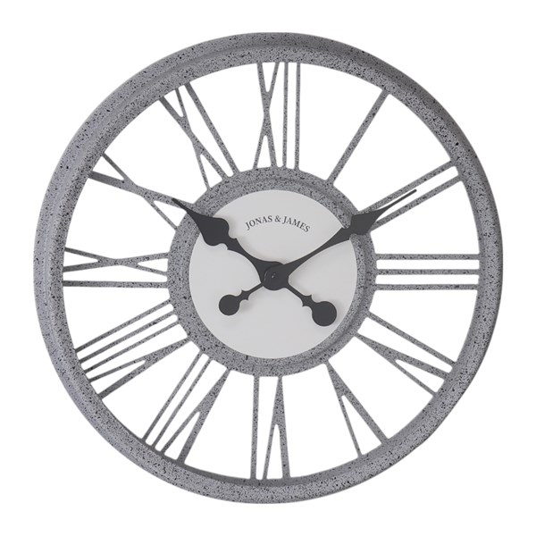 Grey Wall Clock 45cm