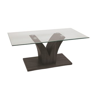 Grey Veneer Coffee Table 110x60cm