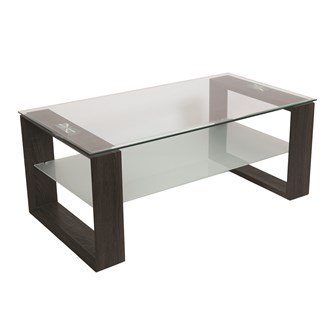 Grey Veneer Coffee Table 110x60cm