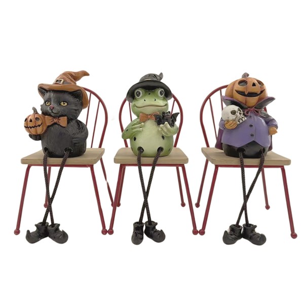Halloween Shelf Sitter 19cm 3 Assorted Halloween Shelf Sitter 19cm 3 Assorted