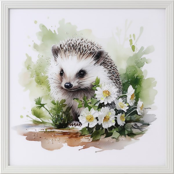 Hedgehog Crystal Picture 50cm Hedgehog Crystal Picture 50cm