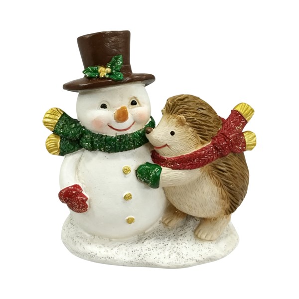 Hedgehog and Snowman 11cm Hedgehog and Snowman 11cm