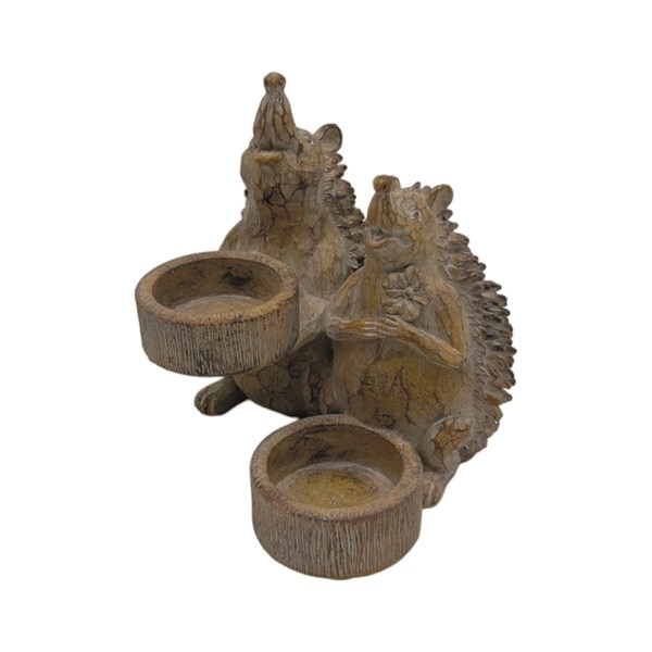Hedgehog Tealight Holder 12cm Hedgehog Tealight Holder 12cm