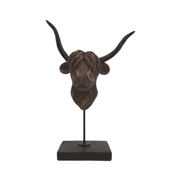 Highland Cow Figurine 36.5cm Highland Cow Figurine 36.5cm