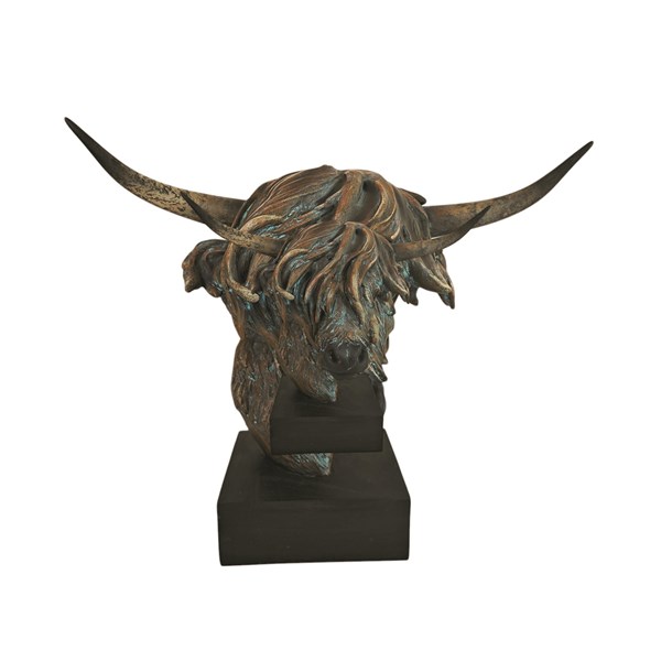 Highland Cow Head 30x14cm