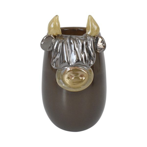 Highland Cow Vase 11x19cm Highland Cow Vase 11x19cm