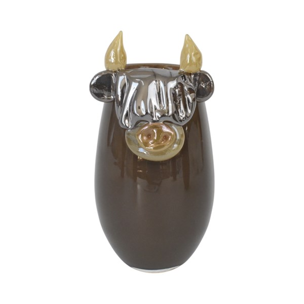 Highland Cow Vase 13x24cm Highland Cow Vase 13x24cm